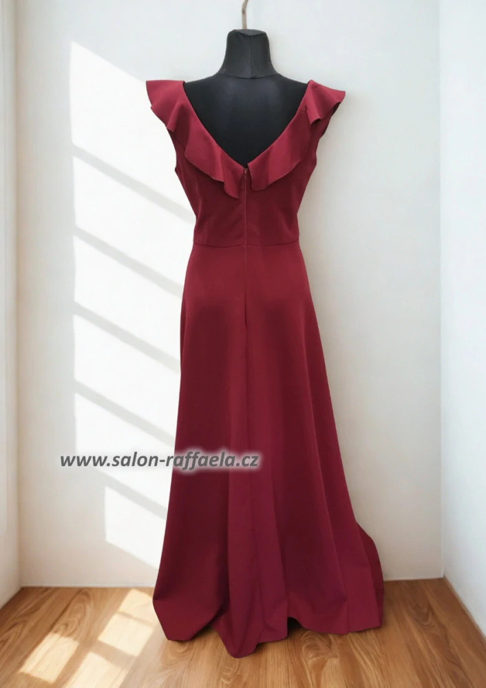 Áčkové jednoduché šaty Karima s menším volánem (vel. 40/42)