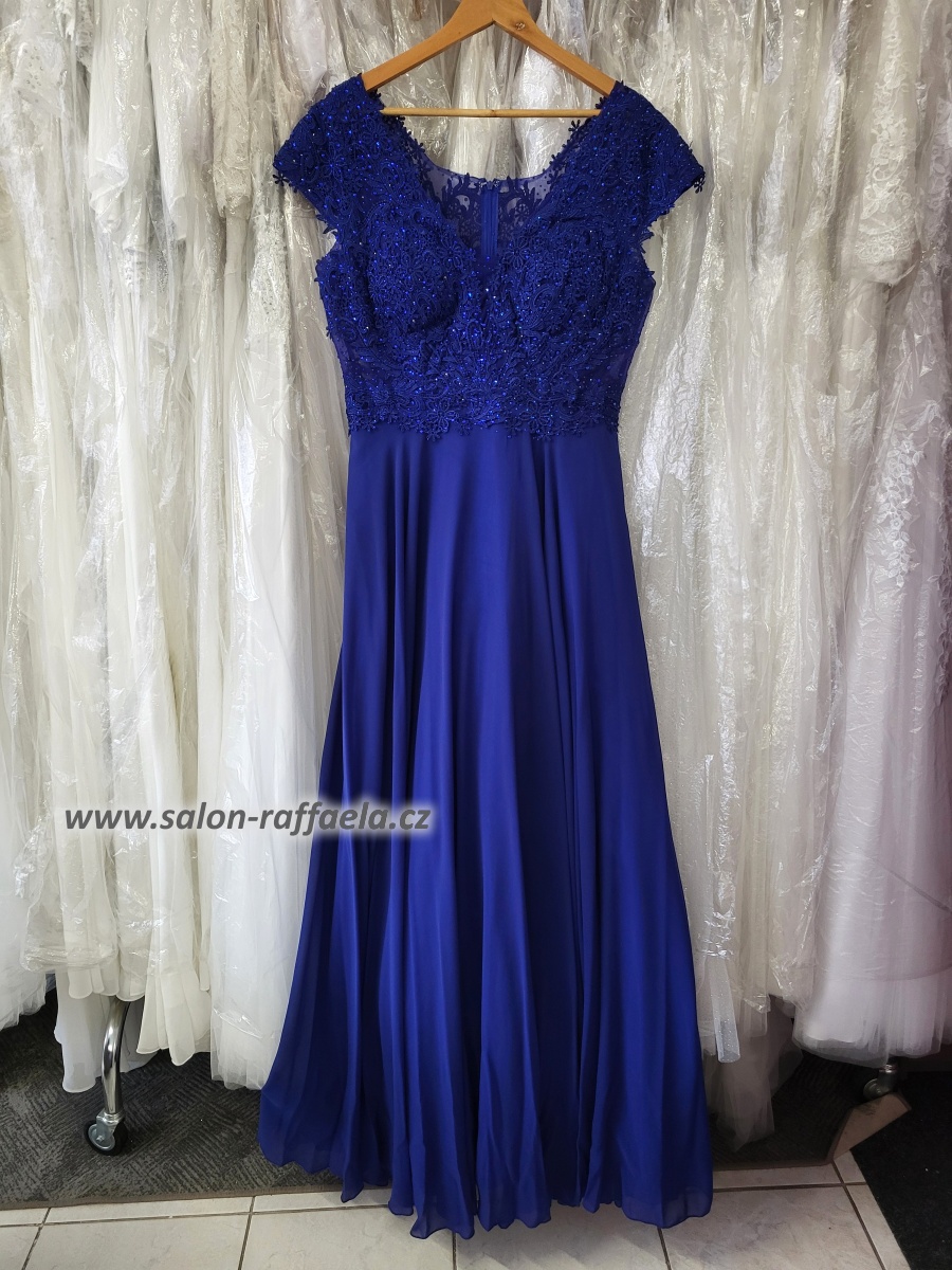 Tmavě modré šaty Winchester s kamínkovým topem (vel. 44)