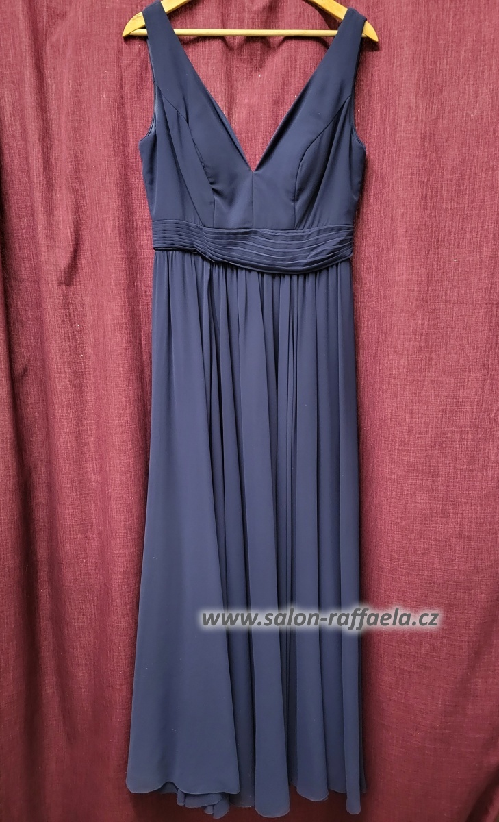 Tmavě modré minimalistické šaty Darvel pro vysoké postavy (vel. 40/42)