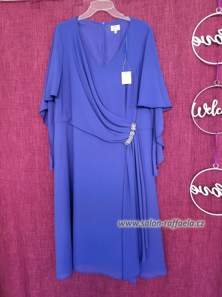 Krátké šaty volného střihu se širokými rukávy Gomera (vel. 48)