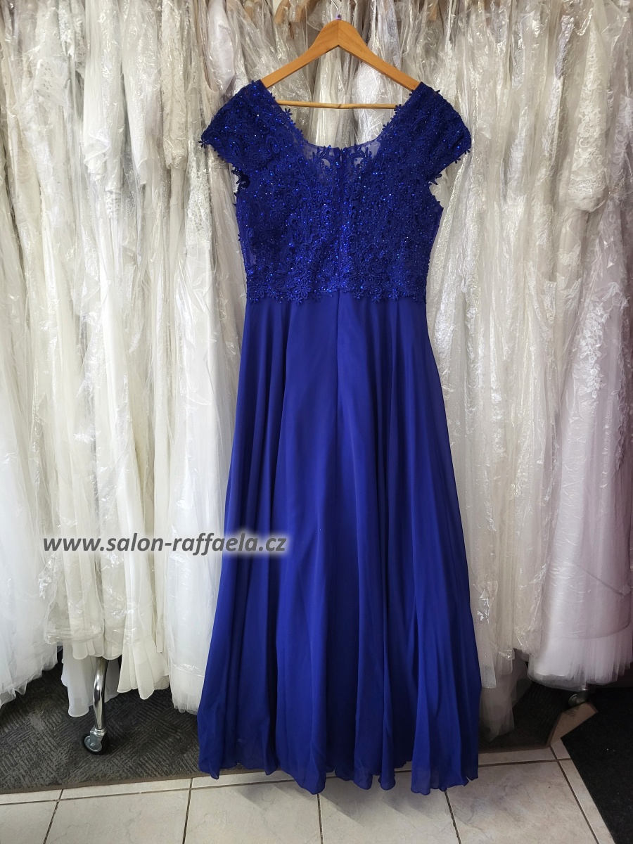 Tmavě modré šaty Winchester s kamínkovým topem (vel. 44)