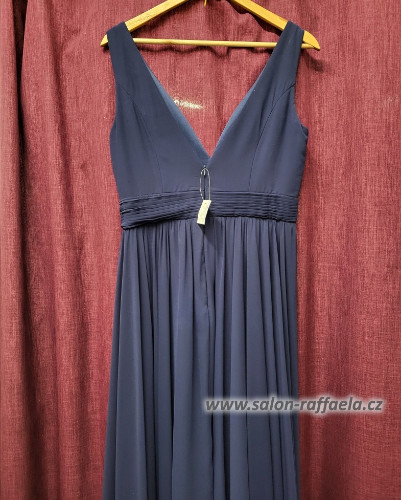 Tmavě modré minimalistické šaty Darvel pro vysoké postavy (vel. 40/42)