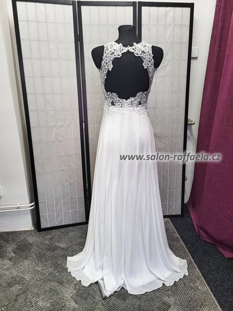 Boho svatební šaty s rozparkem Opole (vel. 34)