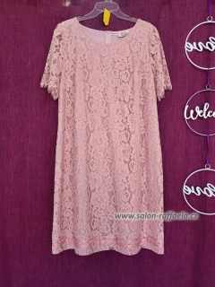 Áčkové šaty Budva z hrubé bavlněné krajky (vel. 46/48)