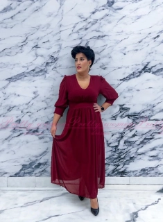 Lehké univerzální šaty Reva s nabíranými rukávy (vel. 42/44)