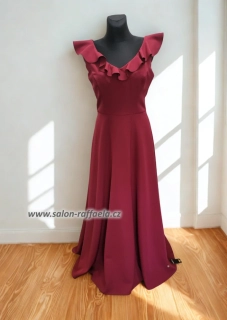 Áčkové jednoduché šaty Karima s menším volánem (vel. 40/42)